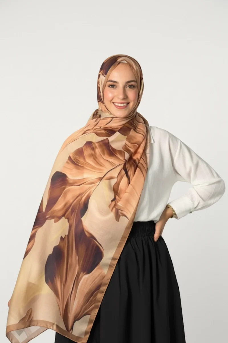 Duha Model Retro Desen Şal - 3
