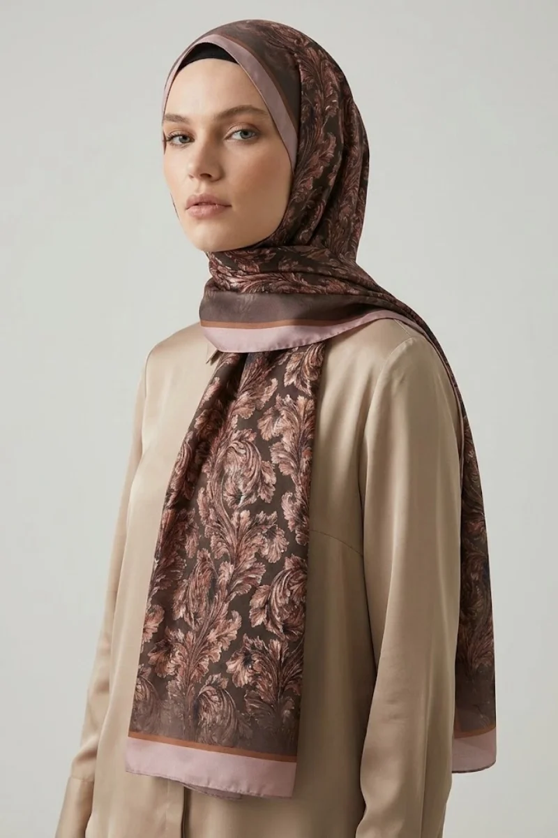 Deva Model Retro Desen Şal - 3