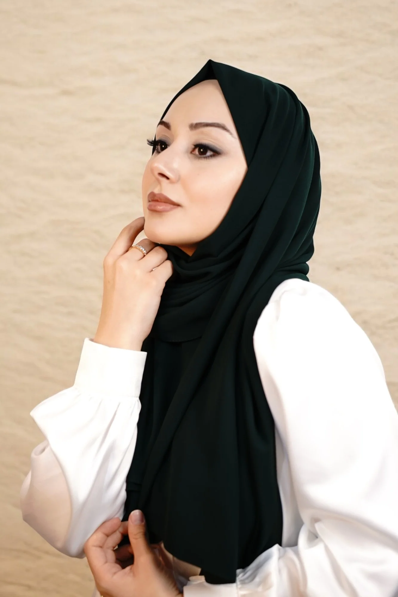 Medine İpeği Lüks Seri - Haki